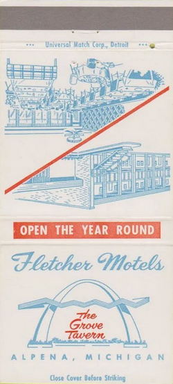 Fletcher Motels - Matchbook
